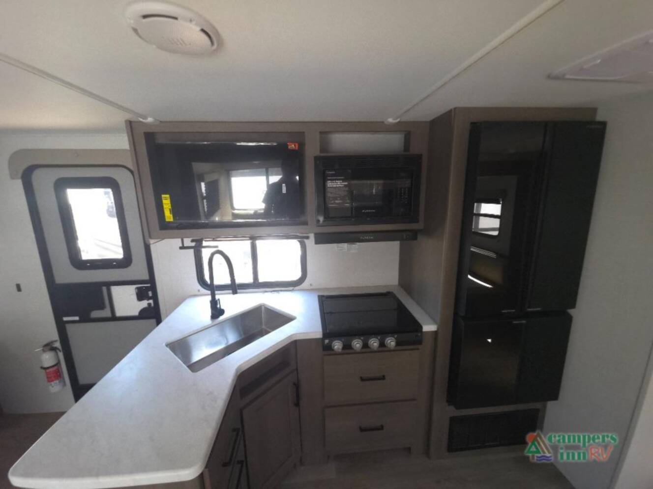 A photo of this 2025 Grand Design Transcend Xplor 335BHT