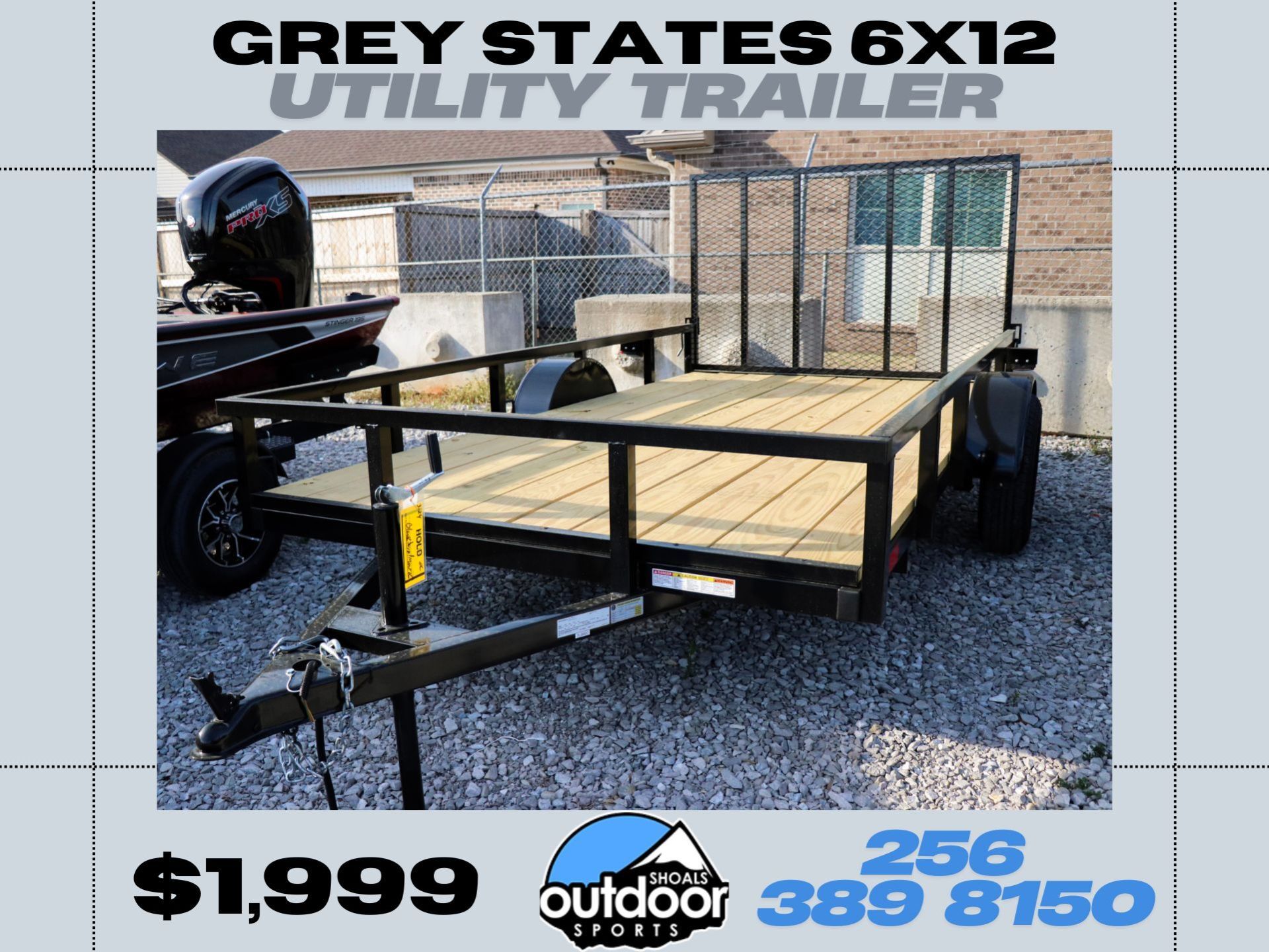 2026 Grey States 6X12 UTILITY in tuscumbia AL