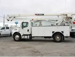 2015 FREIGHTLINER M2 106 Truck w/TEREX STC-55 HI-RANGER MATERIAL HANDLING AERIAL DEVICE-BUCKET TRUCK 