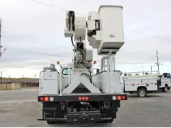 2015 FREIGHTLINER M2 106 Truck w/TEREX STC-55 HI-RANGER MATERIAL HANDLING AERIAL DEVICE-BUCKET TRUCK 