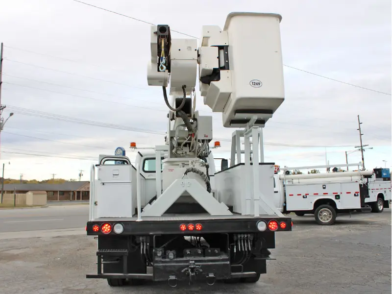 2015 FREIGHTLINER M2 106 Truck w/TEREX STC-55 HI-RANGER MATERIAL HANDLING AERIAL DEVICE-BUCKET TRUCK 
