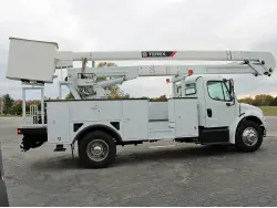 2015 FREIGHTLINER M2 106 Truck w/TEREX STC-55 HI-RANGER MATERIAL HANDLING AERIAL DEVICE-BUCKET TRUCK 
