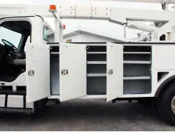 2015 FREIGHTLINER M2 106 Truck w/TEREX STC-55 HI-RANGER MATERIAL HANDLING AERIAL DEVICE-BUCKET TRUCK 