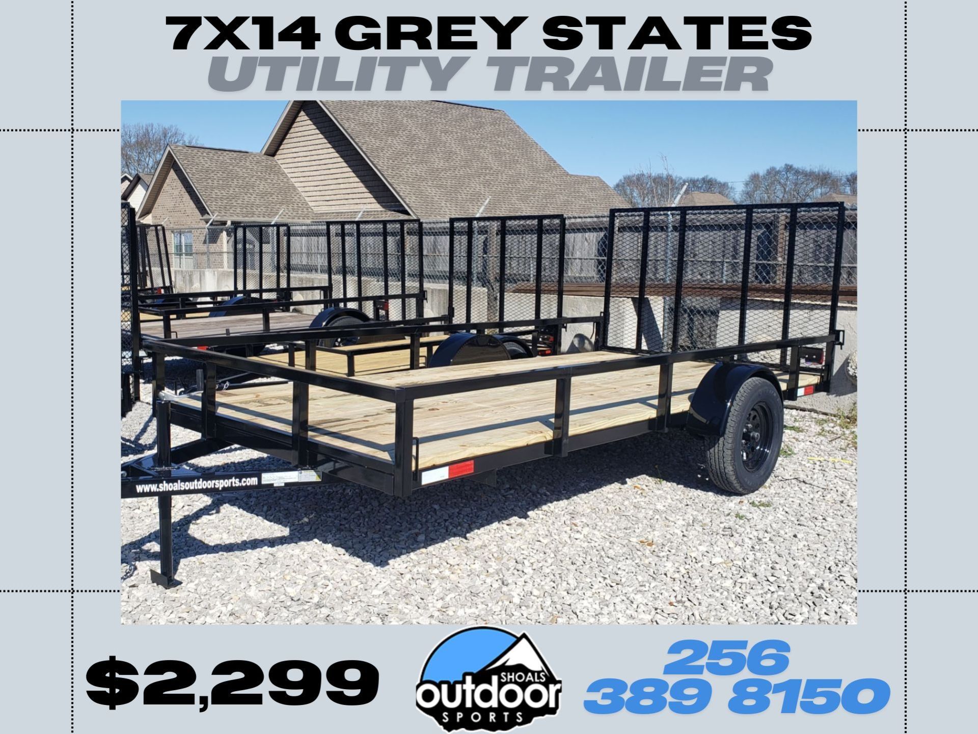 2026 Grey States 7X14 UTILITY in tuscumbia AL