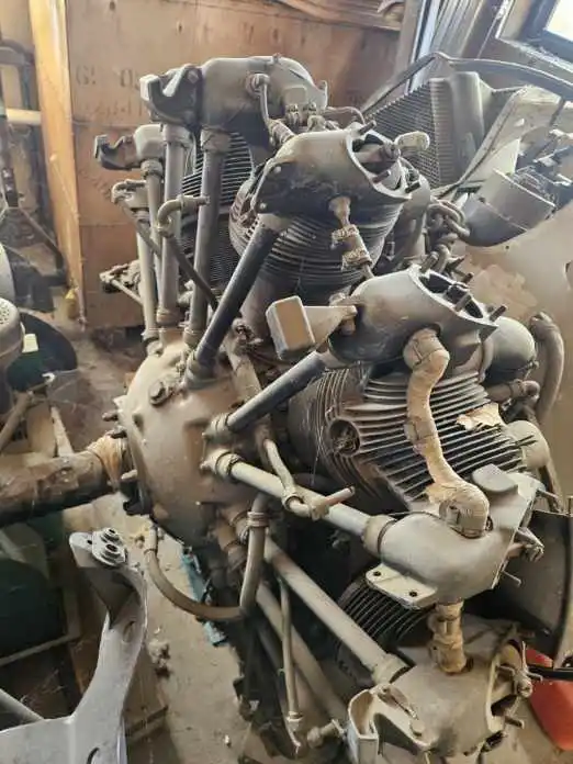 1937 Beechcraft D17s Staggerwing in West Cajon Valley, CA