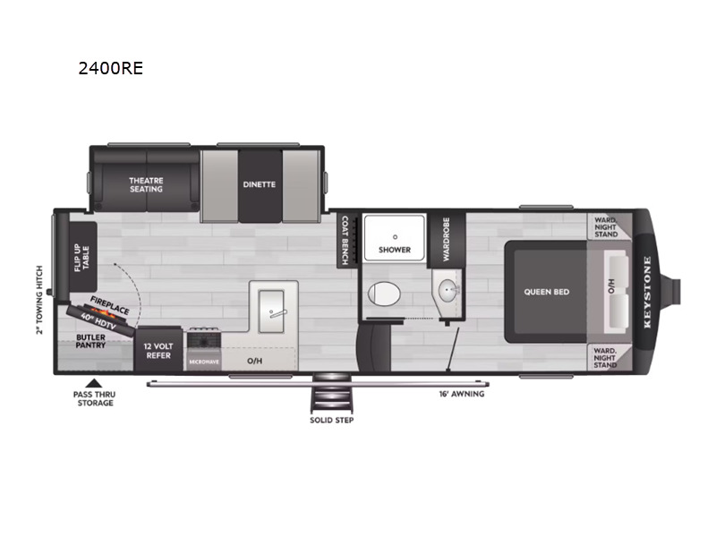 2026 Keystone Rv Cougar Sport 2400RE - Platinum Edition in fremont IN