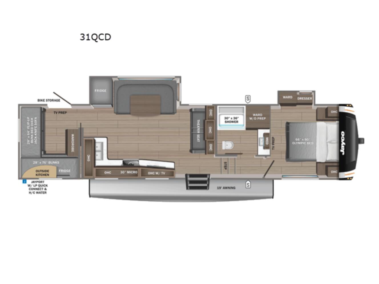 A photo of this 2026 Jayco Eagle HT 31QCD