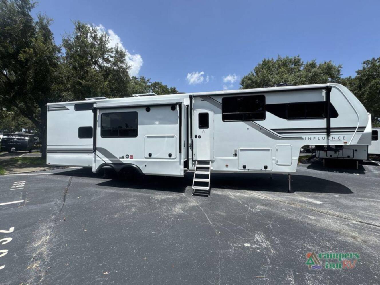 A photo of this 2026 Grand Design Influence 3804DS