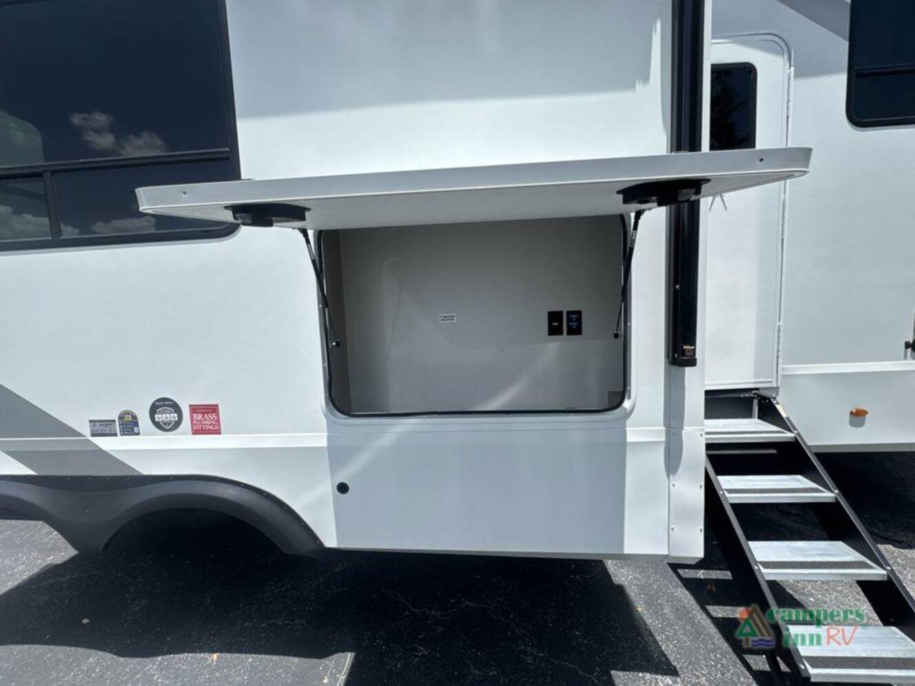 A photo of this 2026 Grand Design Influence 3804DS