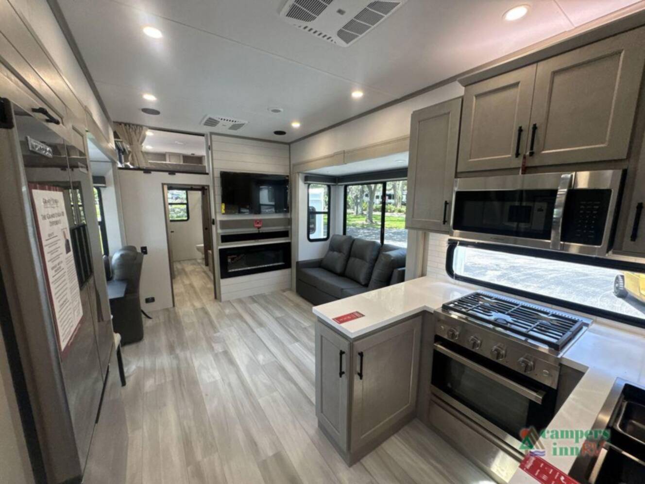 A photo of this 2026 Grand Design Influence 3804DS
