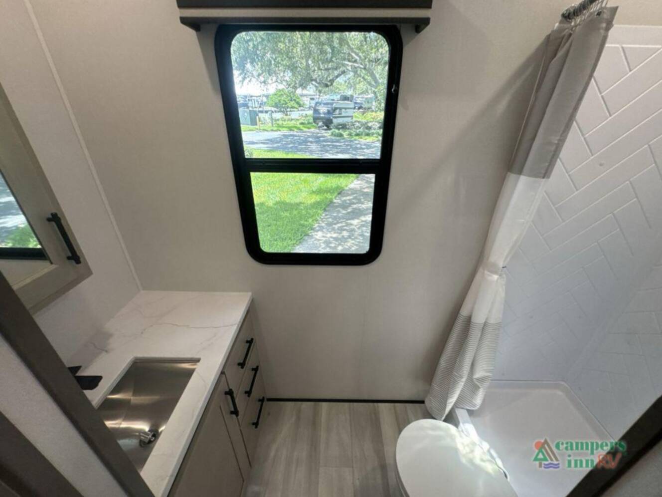A photo of this 2026 Grand Design Influence 3804DS