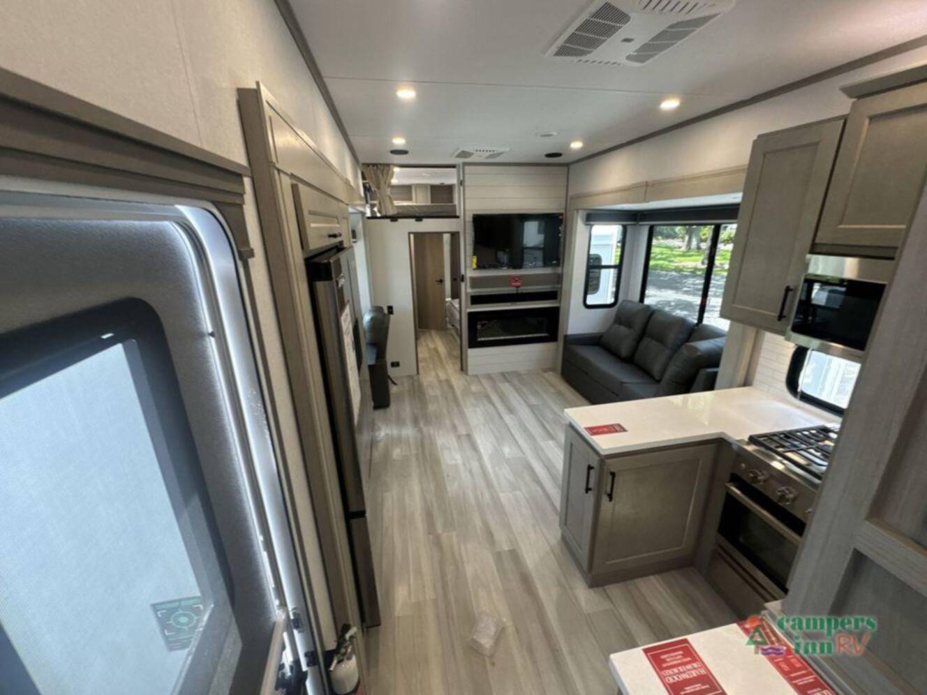 A photo of this 2026 Grand Design Influence 3804DS