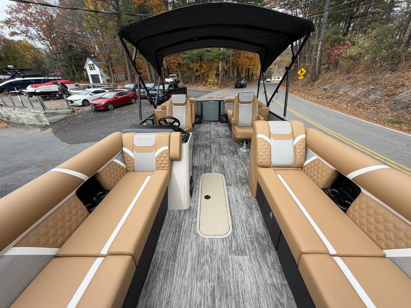 A photo of this 2026 Crest Pontoons Conquest 235 SLC
