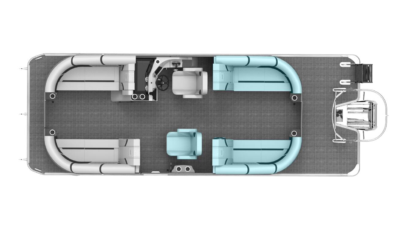 A photo of this 2026 Crest Pontoons Conquest 235 SLC