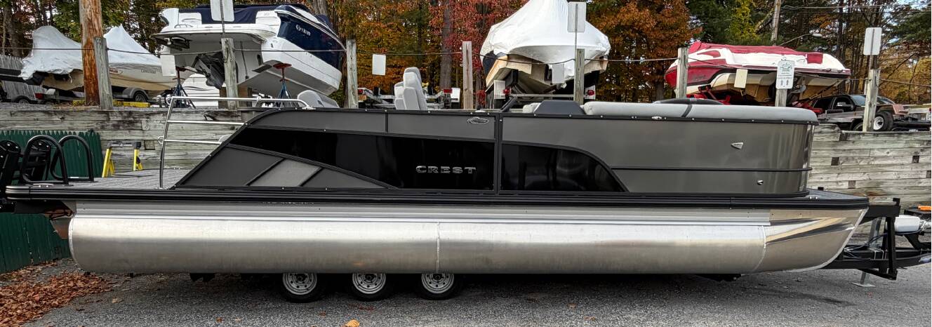 A photo of this 2026 Crest Pontoons Conquest SLSC 250