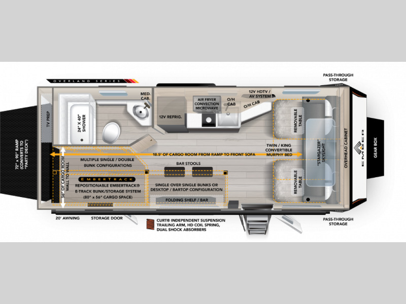 2027 Ember Rv Overland Series 240TKR in souderton PA