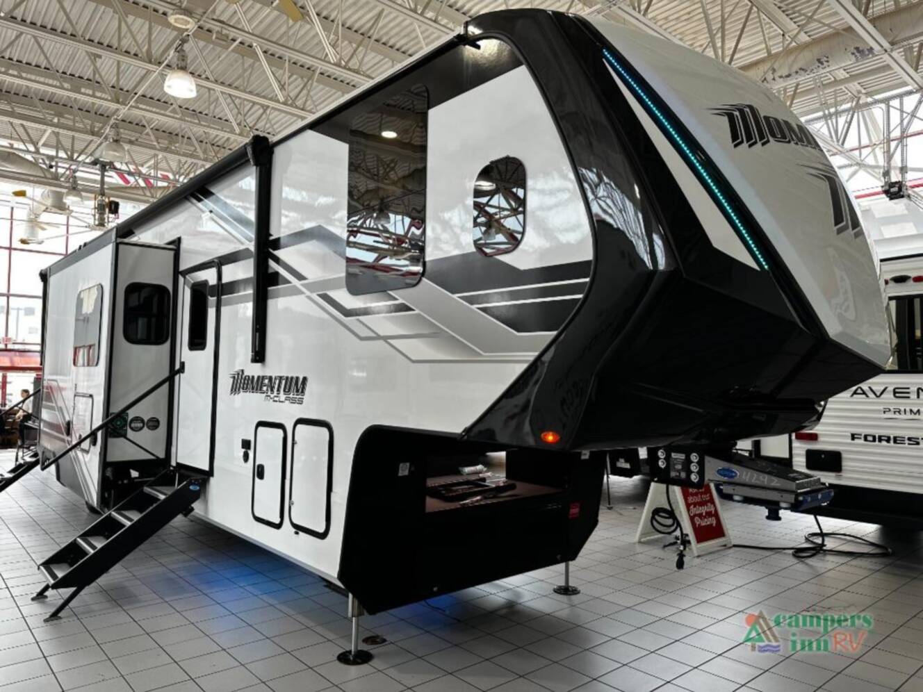 A photo of this 2026 Grand Design Momentum M-Class 344M