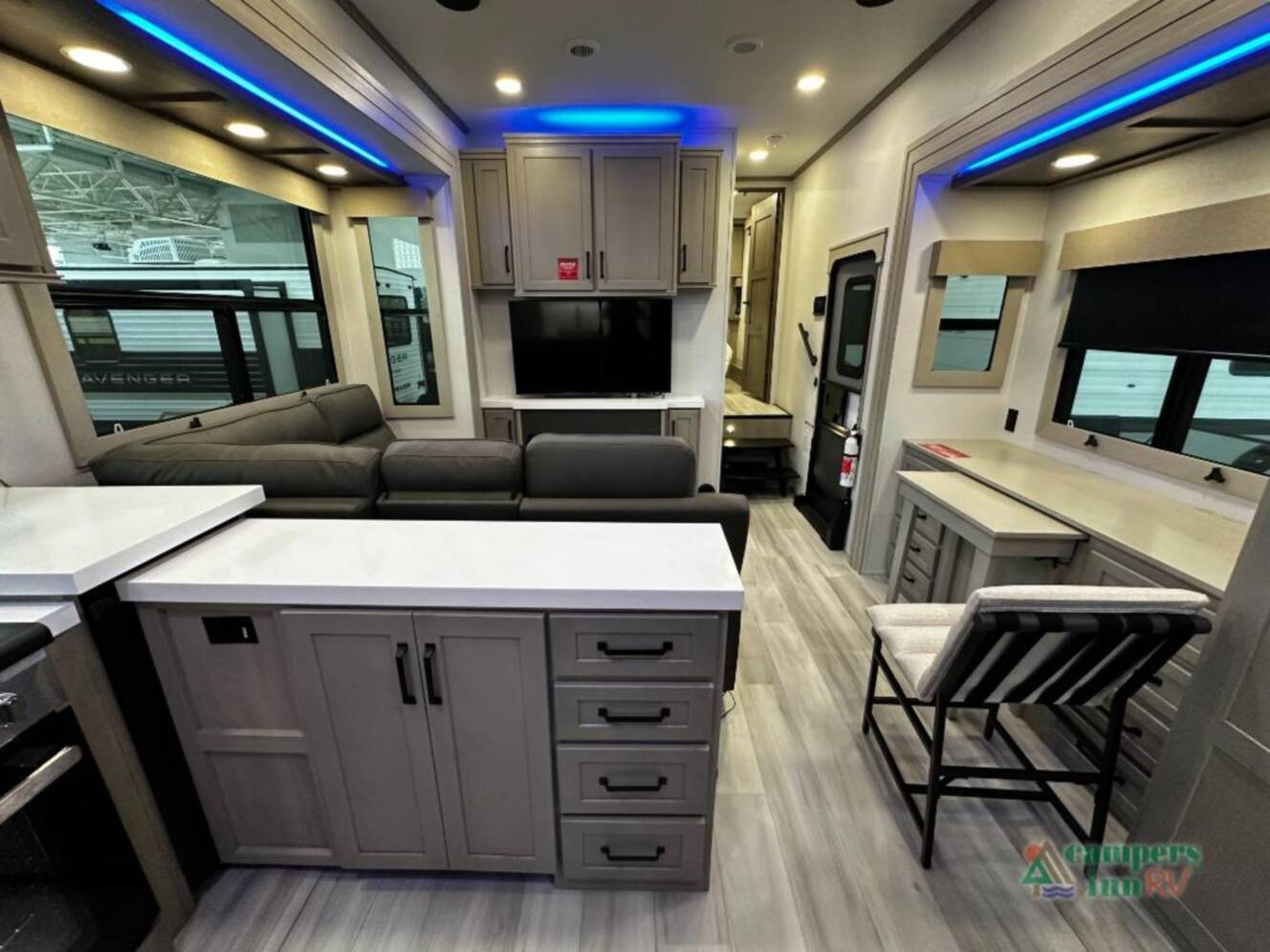 A photo of this 2026 Grand Design Momentum M-Class 344M
