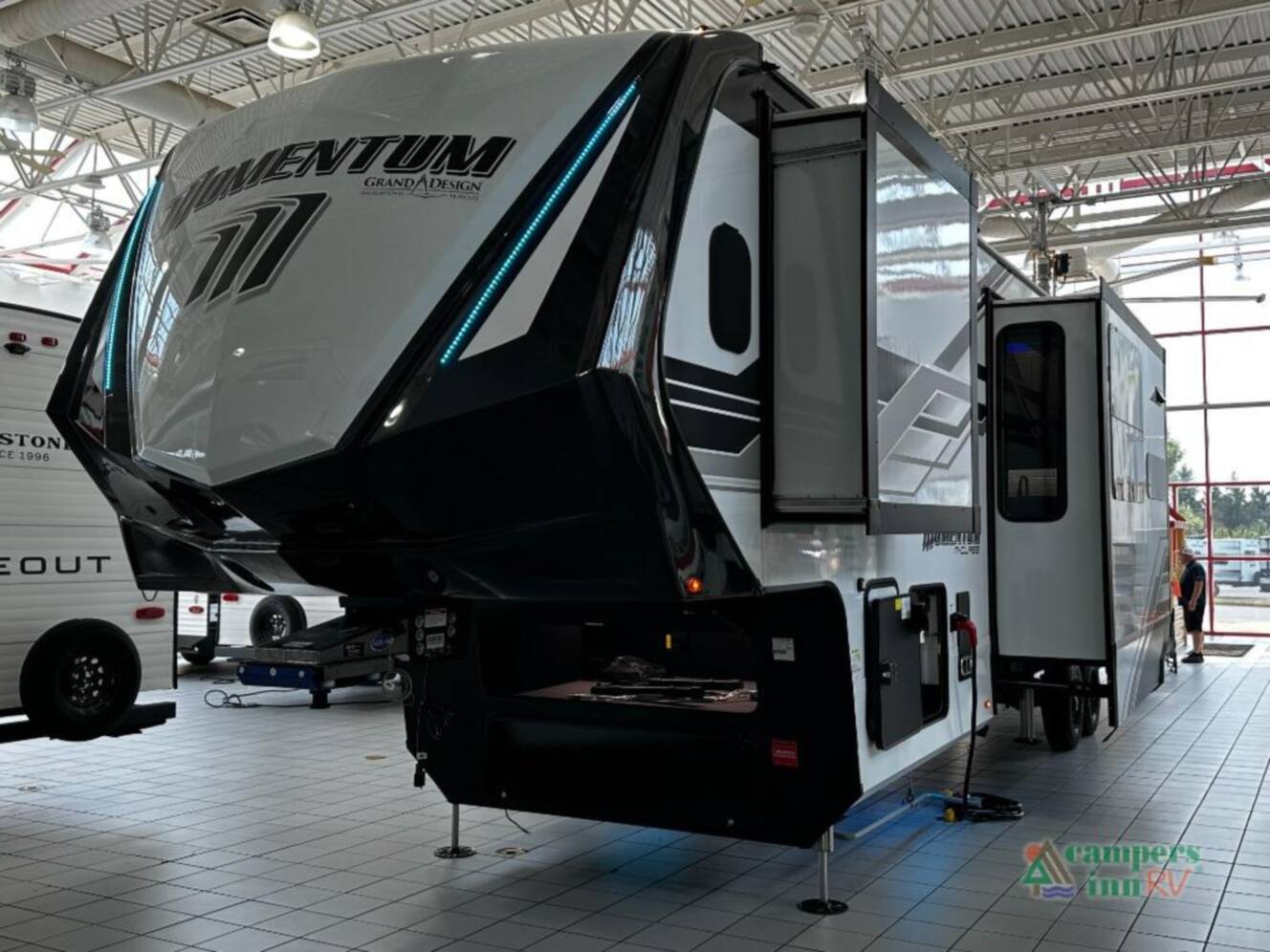 A photo of this 2026 Grand Design Momentum M-Class 344M