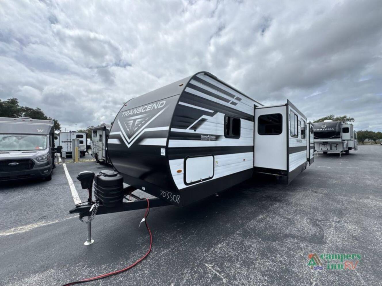 A photo of this 2026 Grand Design Transcend Xplor 325BHT