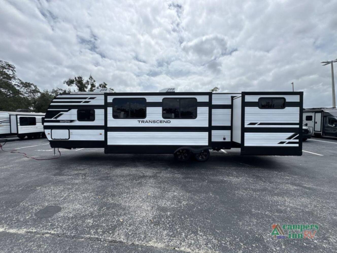 A photo of this 2026 Grand Design Transcend Xplor 325BHT