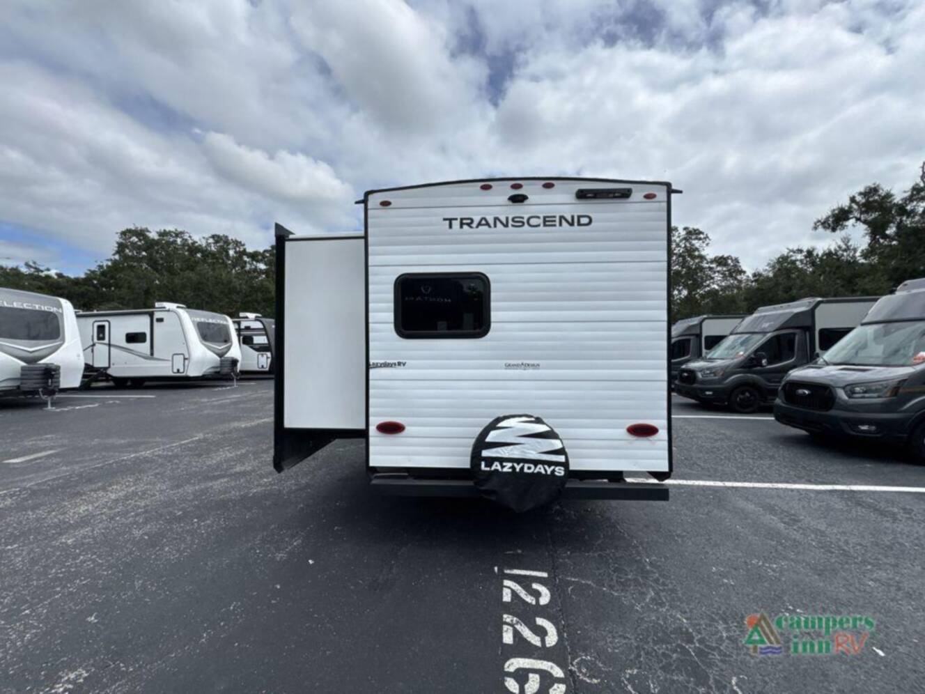 A photo of this 2026 Grand Design Transcend Xplor 325BHT