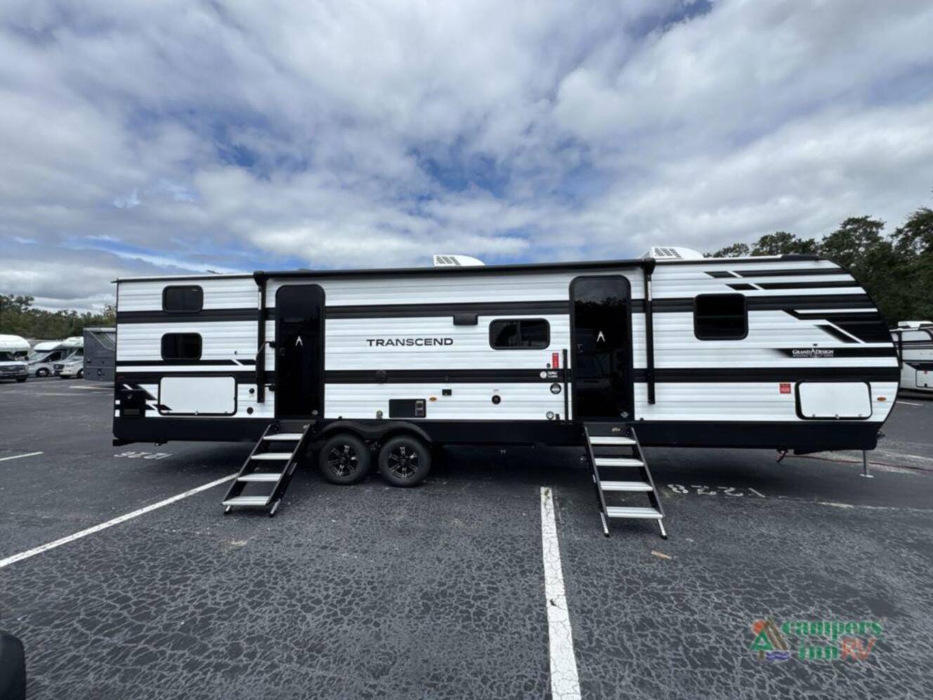 A photo of this 2026 Grand Design Transcend Xplor 325BHT