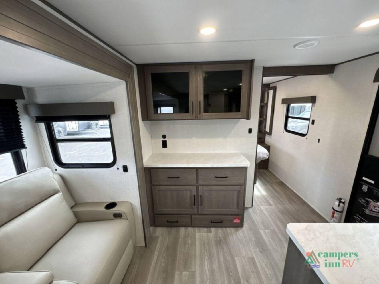 A photo of this 2026 Grand Design Transcend Xplor 325BHT