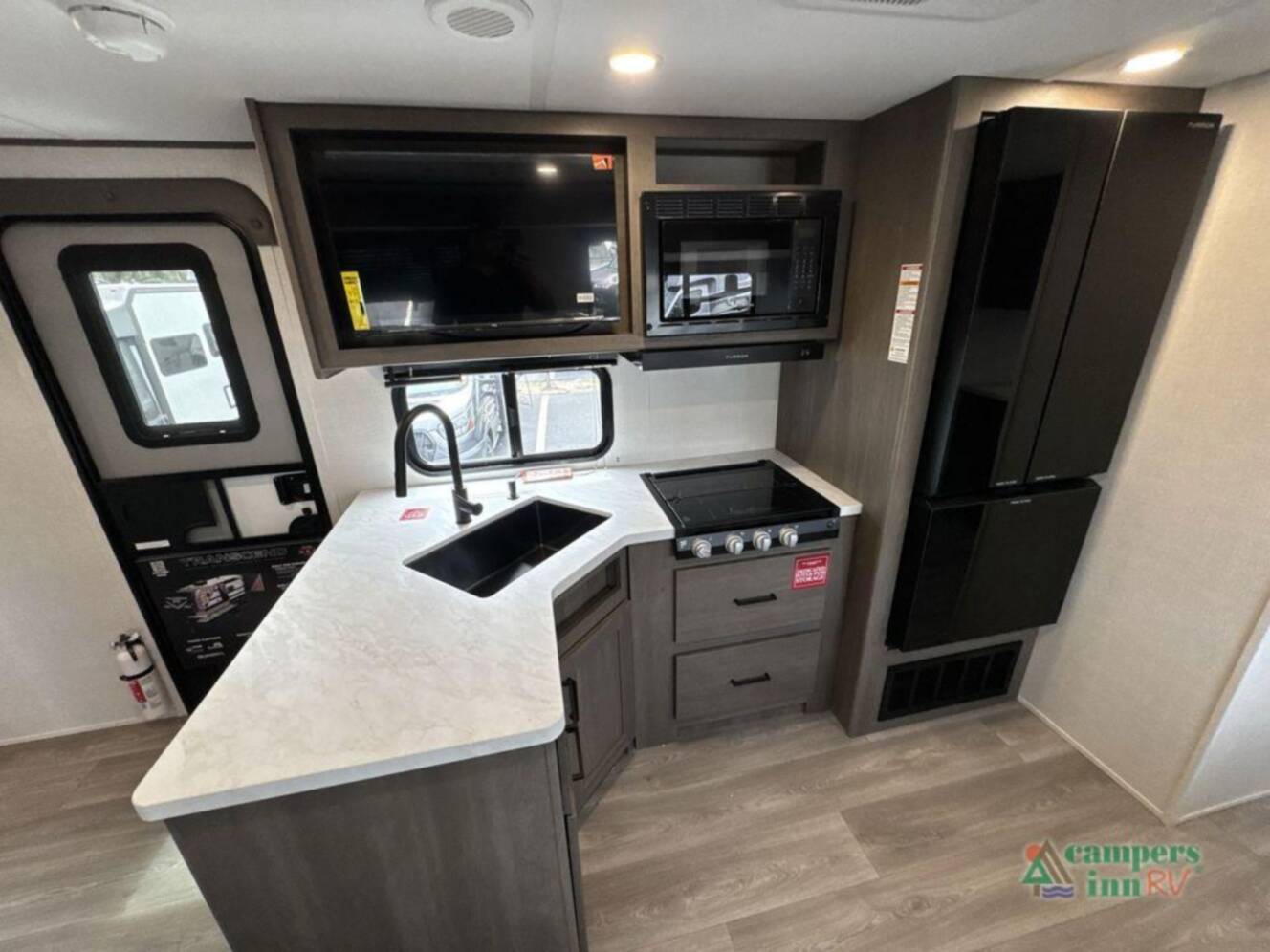 A photo of this 2026 Grand Design Transcend Xplor 325BHT
