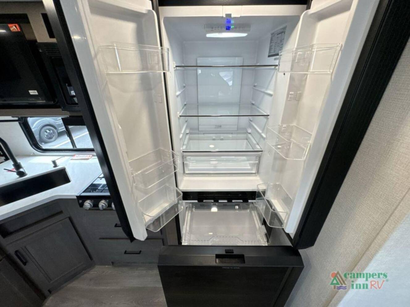 A photo of this 2026 Grand Design Transcend Xplor 325BHT