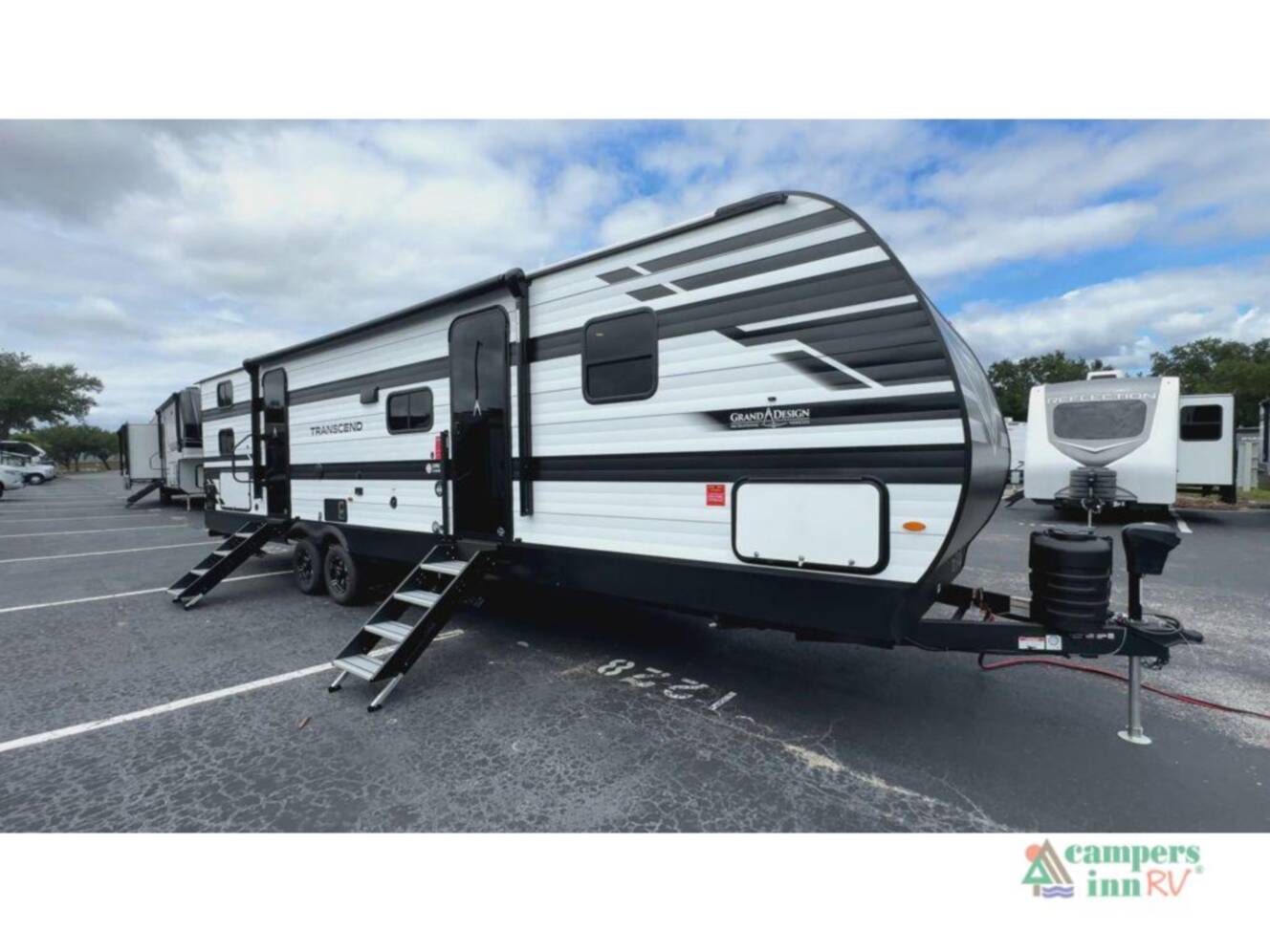 A photo of this 2026 Grand Design Transcend Xplor 325BHT