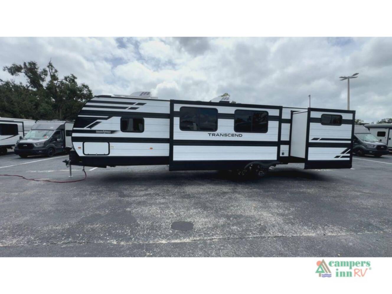 A photo of this 2026 Grand Design Transcend Xplor 325BHT