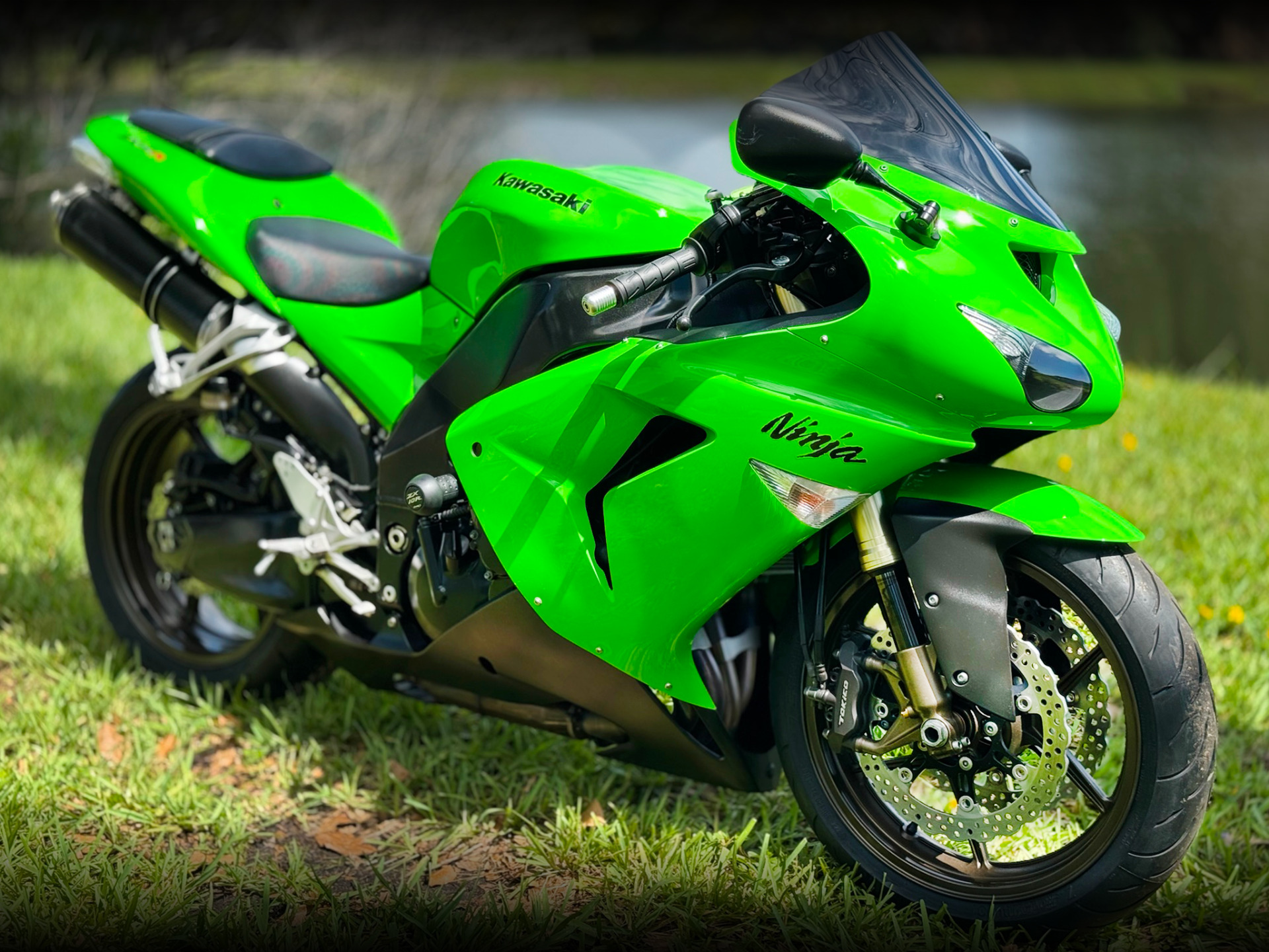 Lime Green 2003-2010 Kawasaki Ninja Sportbike Motorcycles For Sale