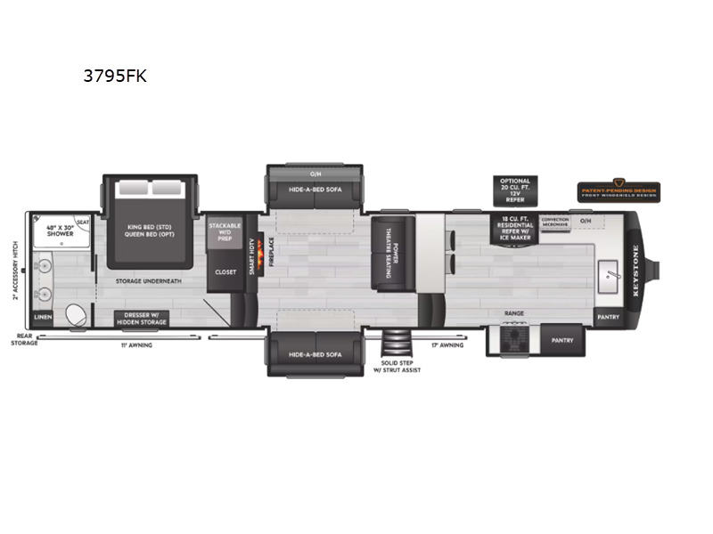 2026 Keystone Rv Montana 3795FK in ottawa KS