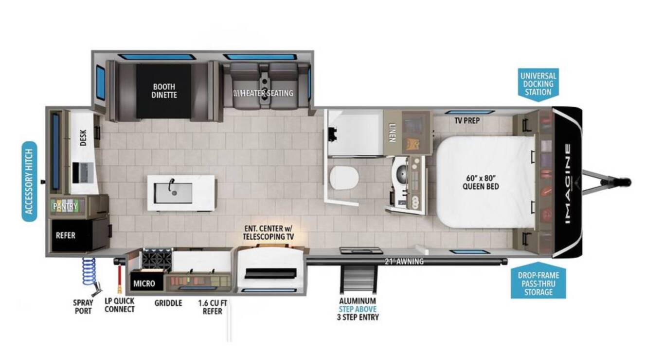 A photo of this 2023 Grand Design Imagine 2670MK