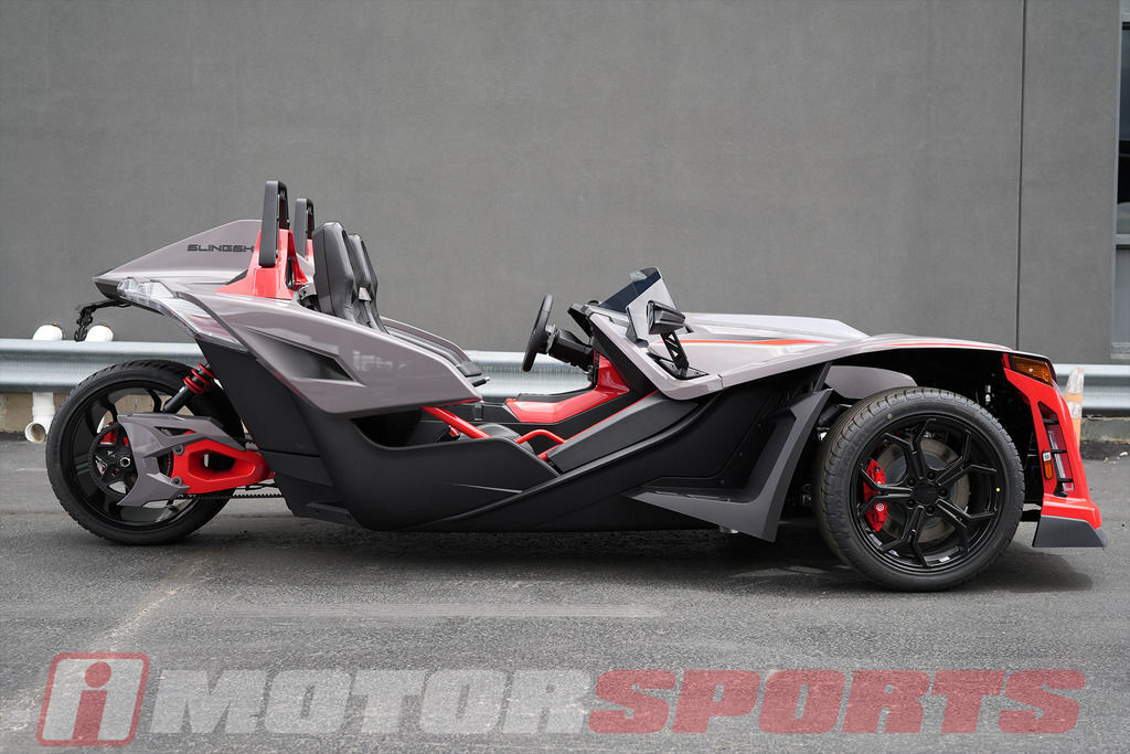 2026 Polaris Slingshot R AutoDrive Radiant Gray with Indy Red Pearl SL in Elmhurst, IL