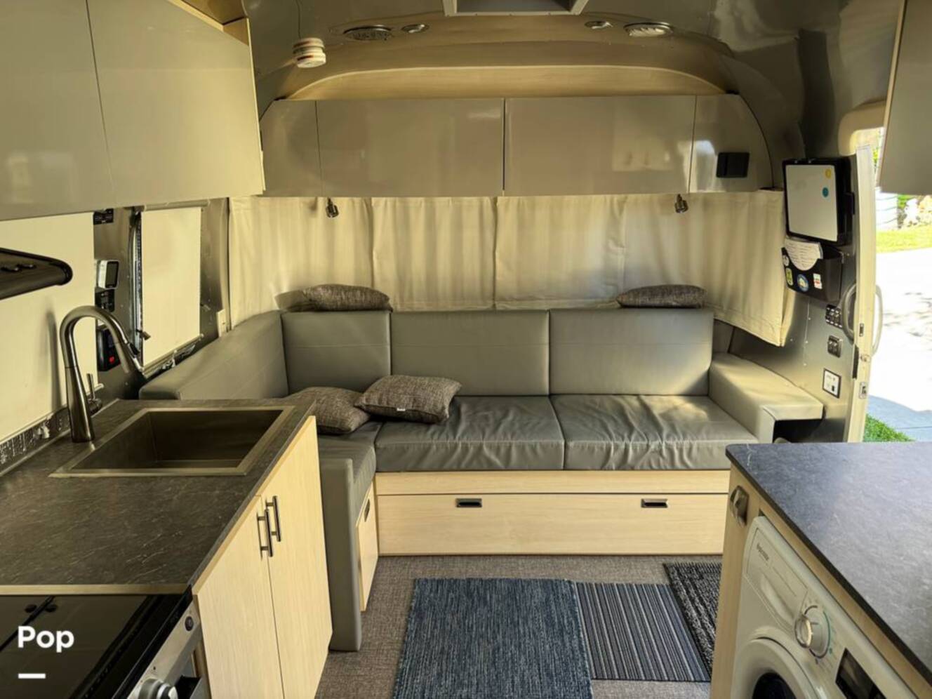 A photo of this 2021 Airstream Flying Cloud 28RB Twin