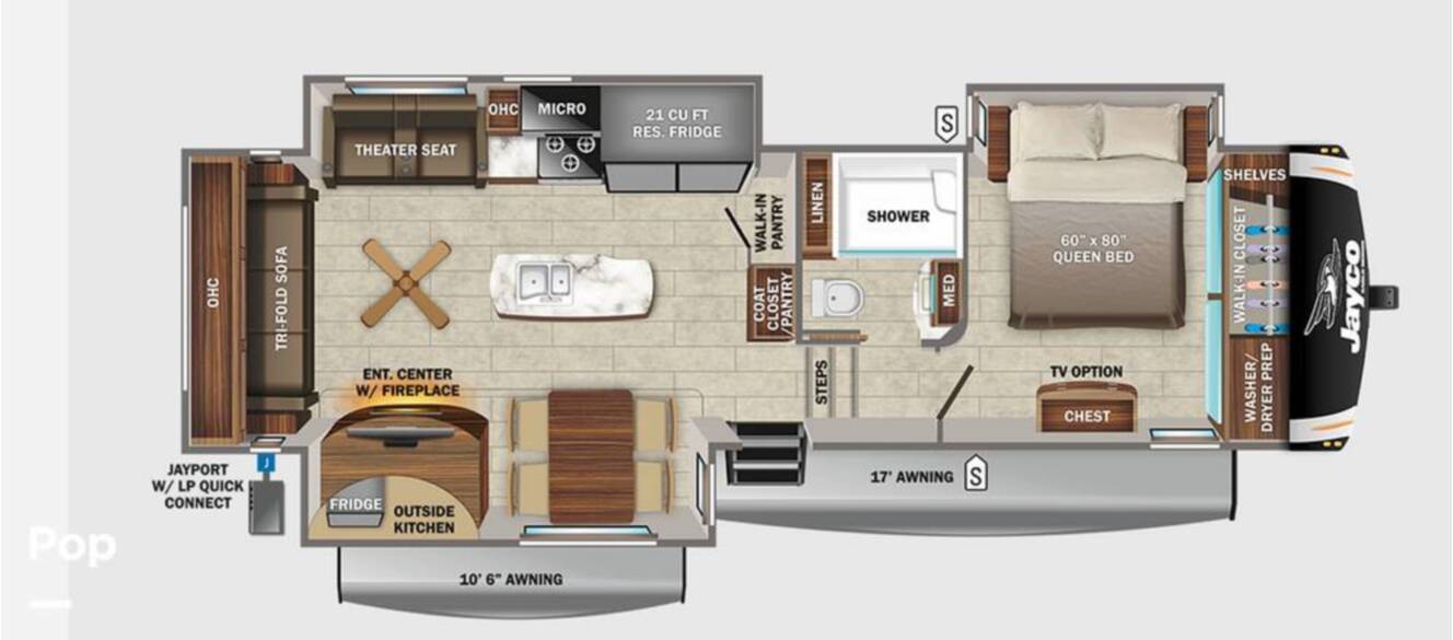 A photo of this 2022 Jayco Eagle 317RLOK