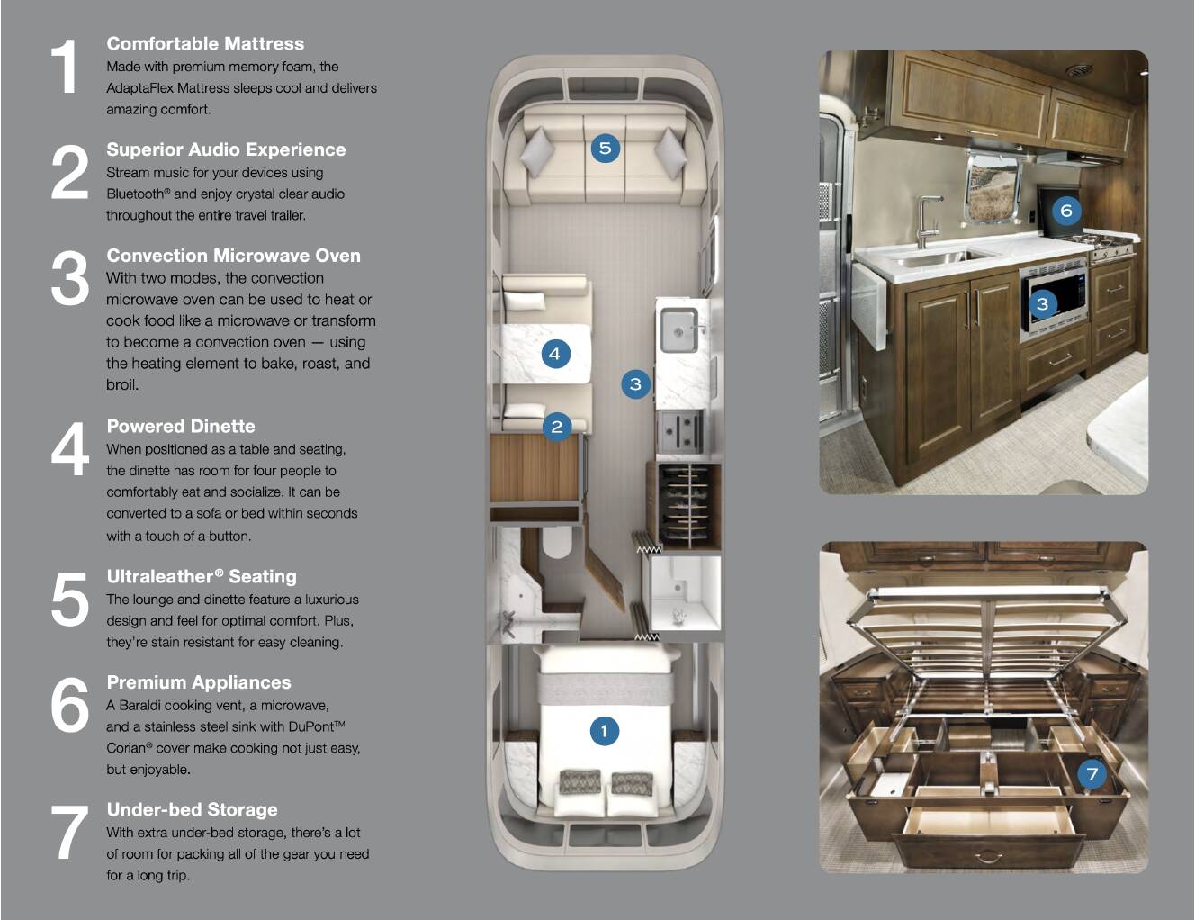 A photo of this 2023 Airstream CLASSIC 30RBQ