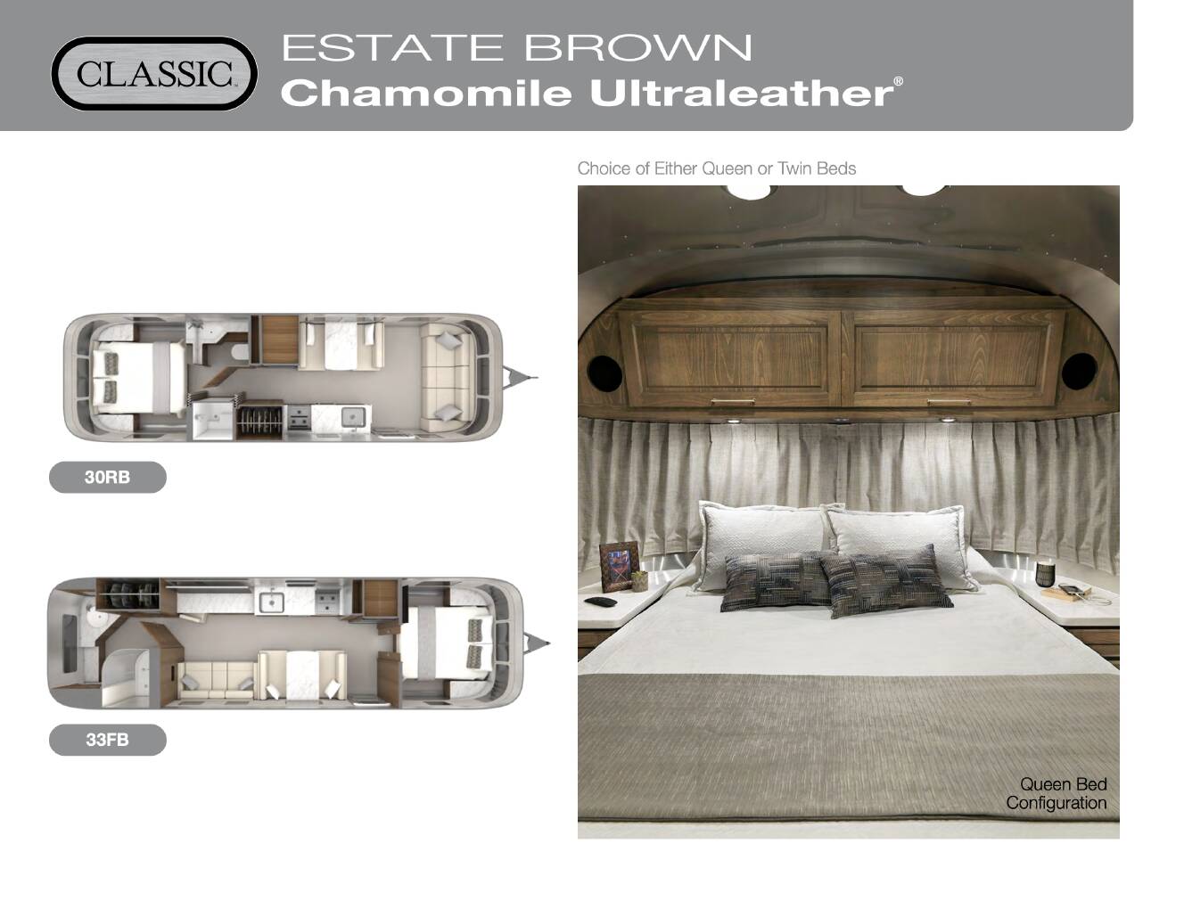 A photo of this 2023 Airstream CLASSIC 30RBQ