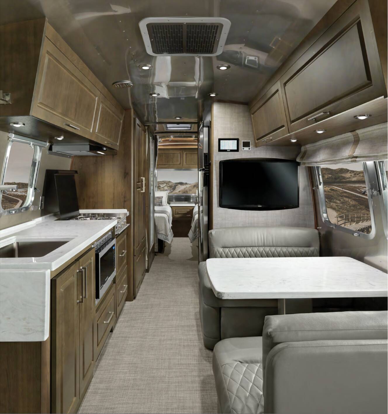 A photo of this 2023 Airstream CLASSIC 30RBQ