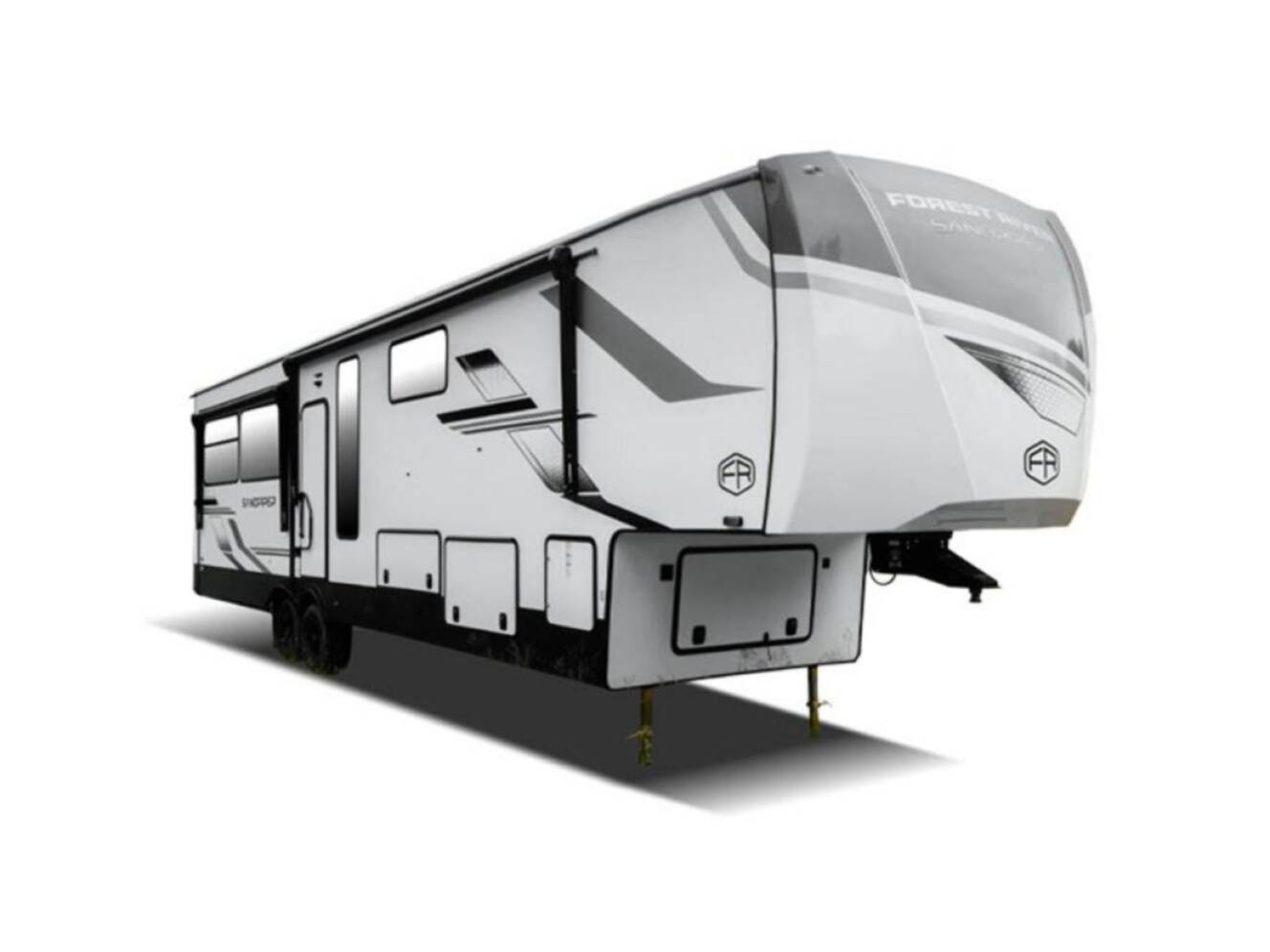 A photo of this 2026 Forest River Rv Sandpiper 3844QUAD
