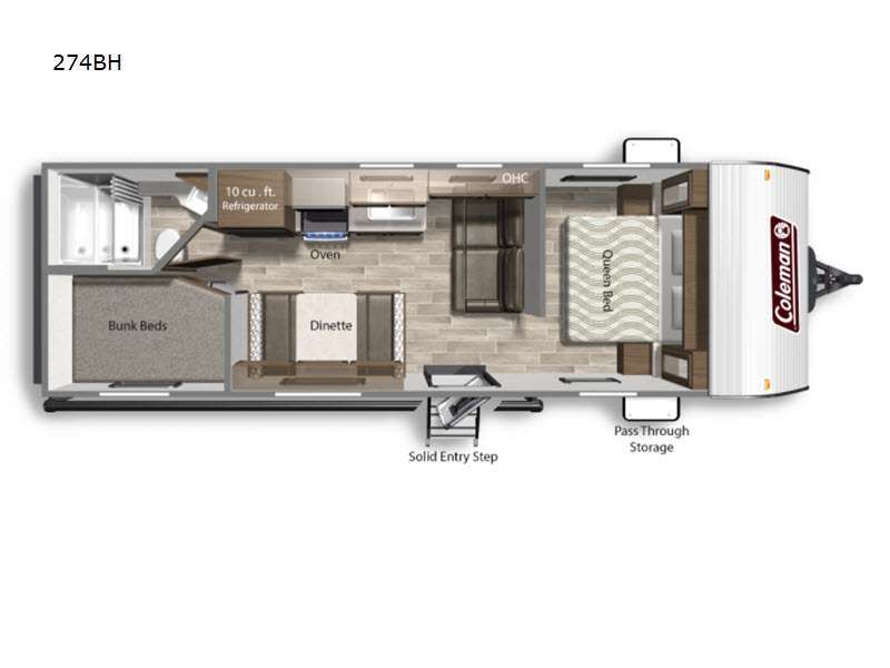 2021 Dutchmen Rv Coleman Lantern LT Series 274BH in cleveland TX
