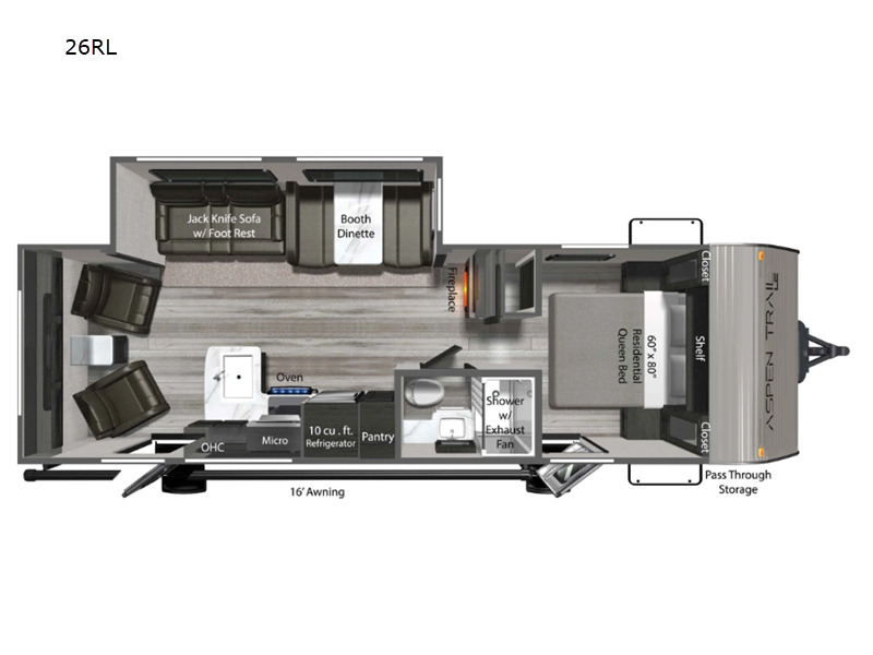 2025 Dutchmen Rv Aspen Trail LE 26RL in longs SC