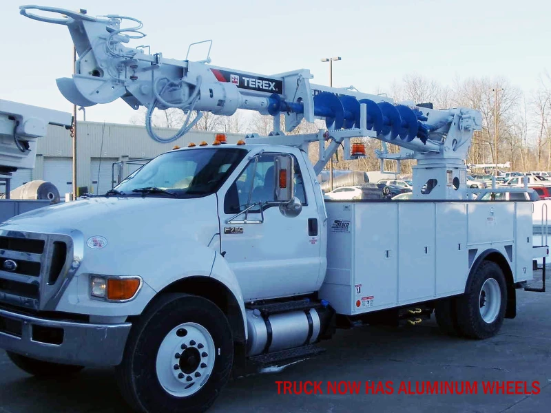 2015 FORD F750 XL SUPER DUTY  TEREX TELELECT C4047 DIGGER DERRICK