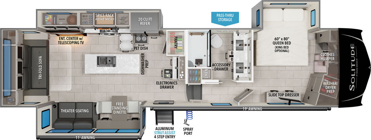 A photo of this 2023 Grand Design SOLITUDE 310GK