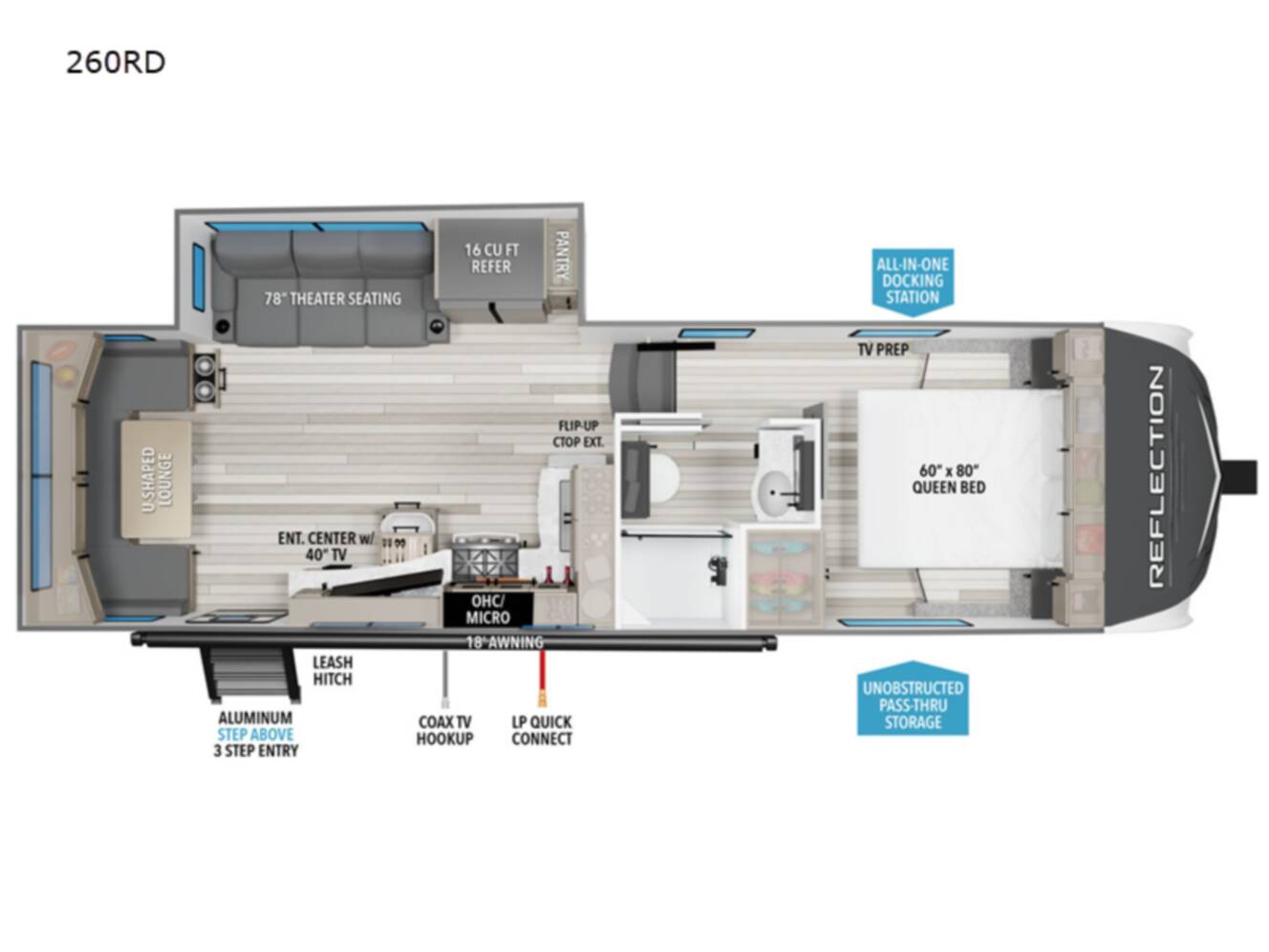 A photo of this 2024 Grand Design Reflection 150 Series 260RD