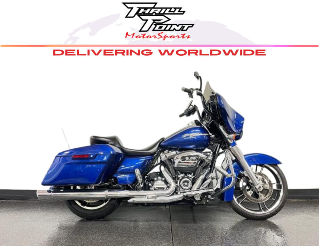 Blue Harley-Davidson Street Glide Motorcycles For Sale - Cycle Trader