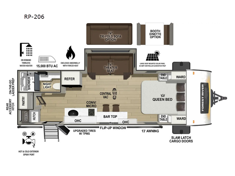 2026 Forest River Rv R Pod RP-206 in bryan TX