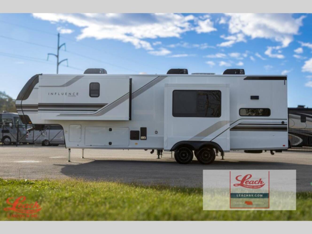 A photo of this 2026 Grand Design Influence 3203GK